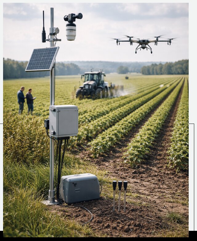 Разработка IoT мониторинга полей в Верхней Пышме от 8721 р. | АвикейВрх